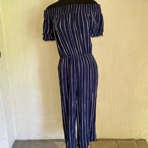 Xhiliaration Blue Jumpsuit